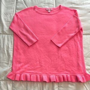 Girls Lilly Pulitzer Hot Pink Sweater - Size XL